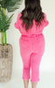 Feel the Confidence Short Sleeve Solid Knit Jumpsuit - Final Sale