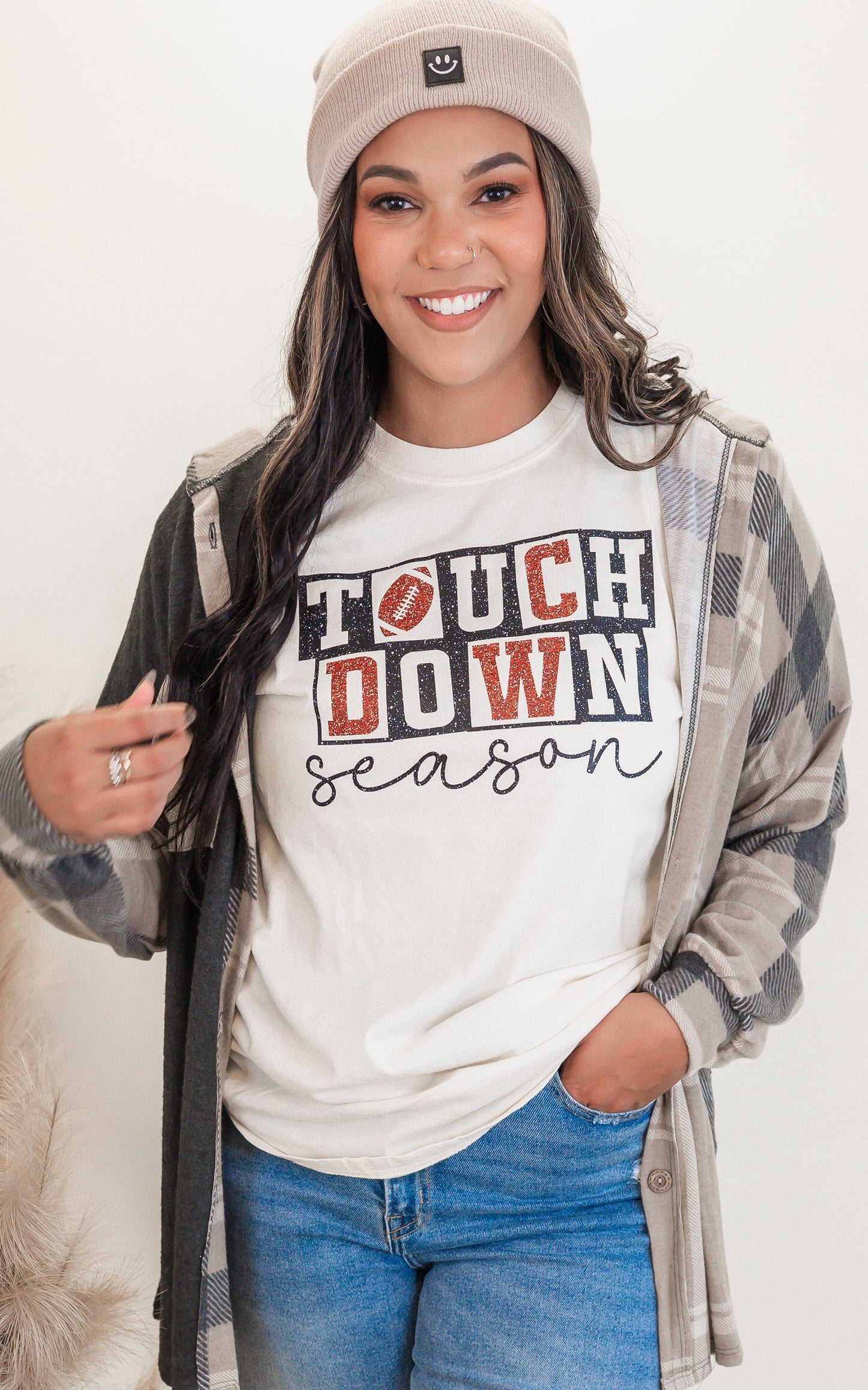 Touchdown Season Garment Dyed Graphic T-shirt