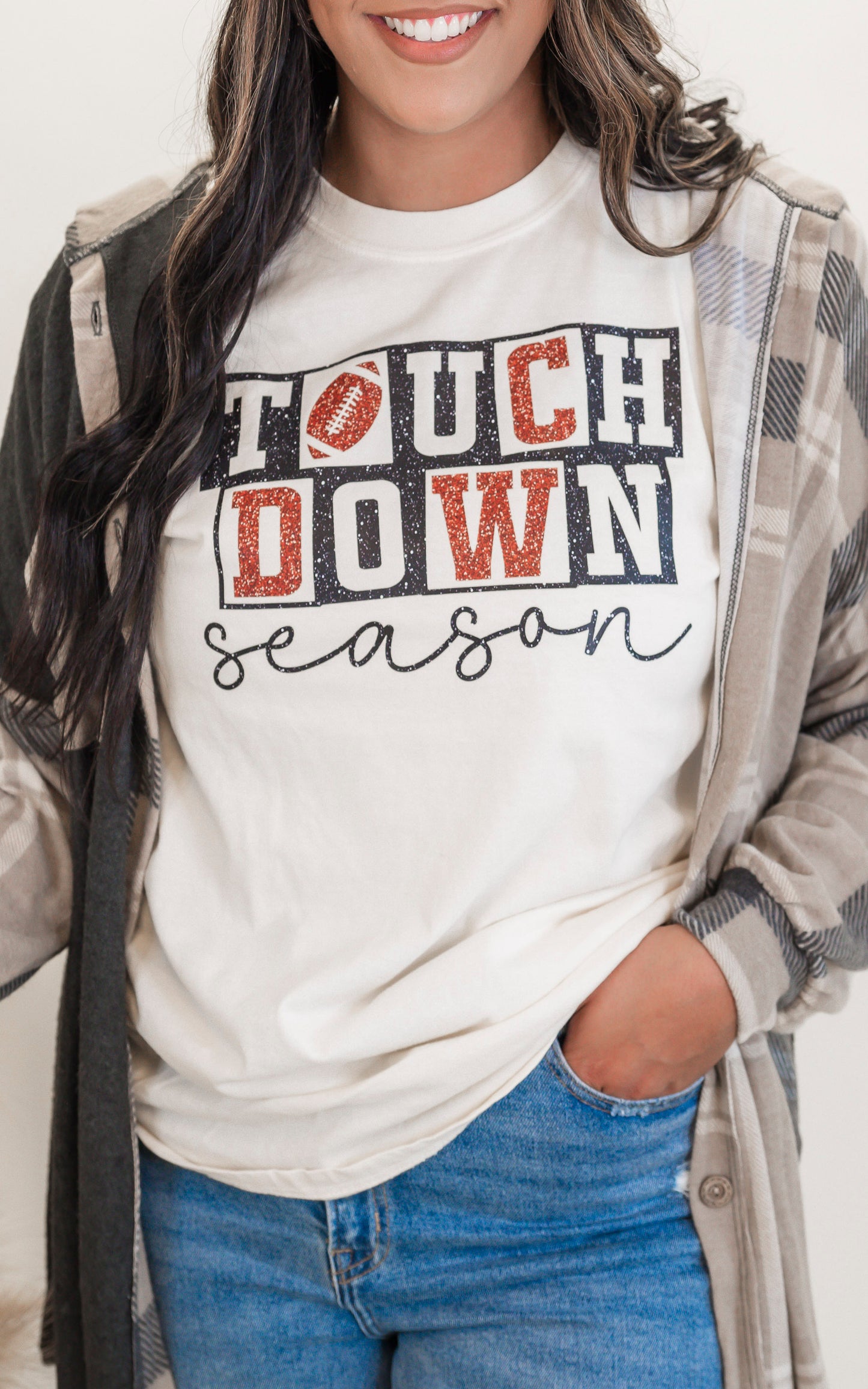 Touchdown Season Garment Dyed Graphic T-shirt