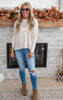 sand beige long sleeve top 