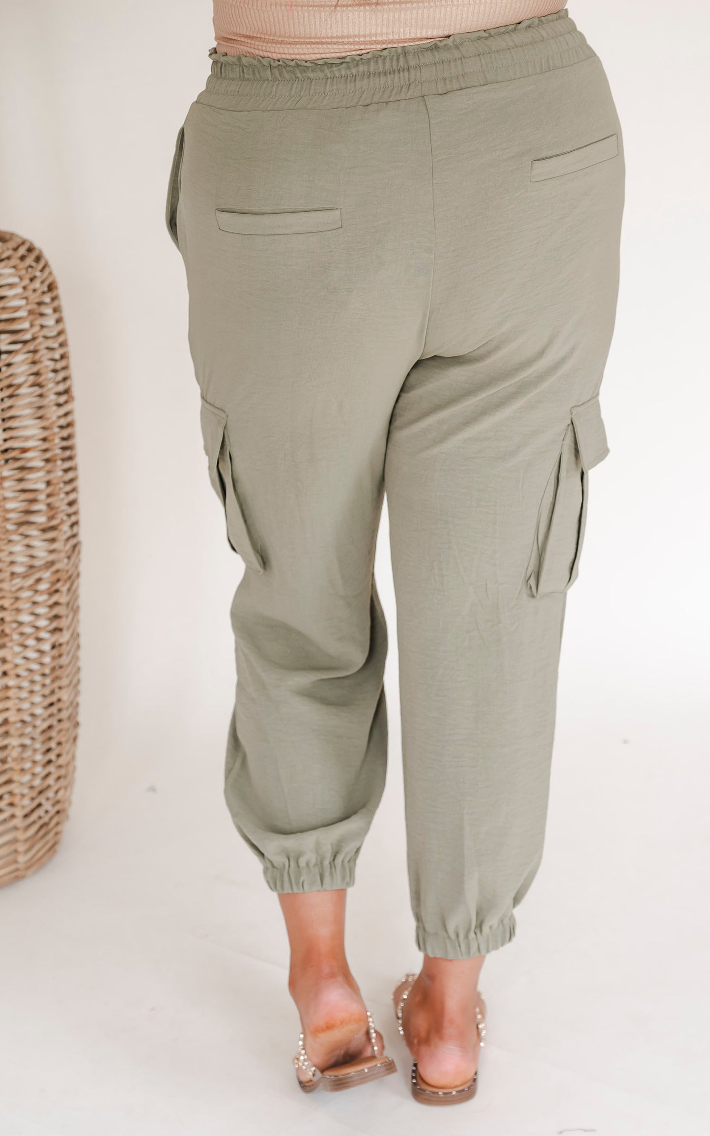 Lets Get Out There High Waisted Solid Knit Pant - Final Sale