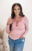 Rosy Glow Long Sleeve Top