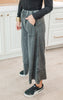 Mineral Wash Terry Knit Palazzo Pants