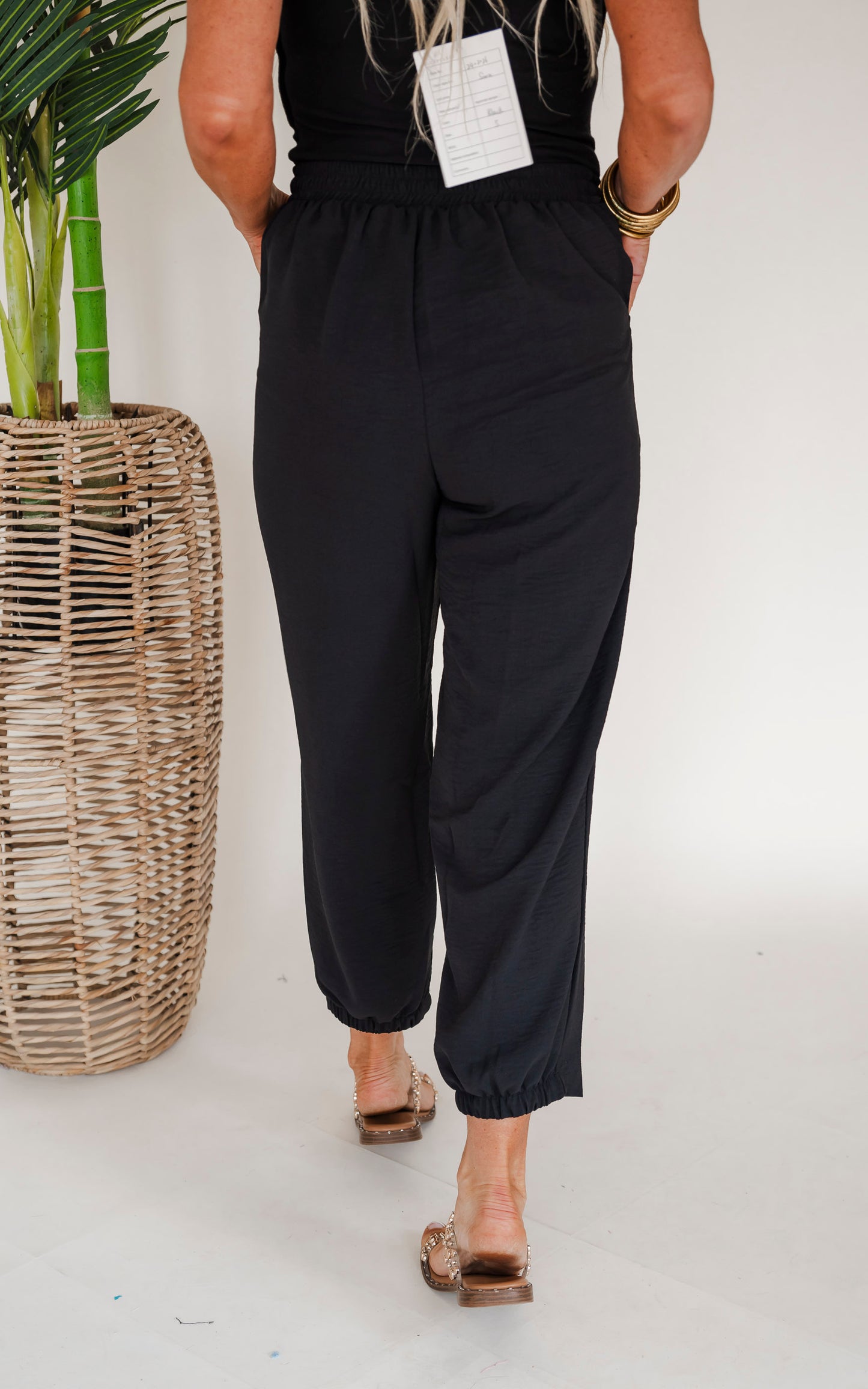 Highly Effective High Waisted Solid Knit Pant - Final Sale