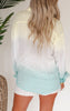 Coastal Ombre Woven Top