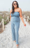 Denim Mineral Wash Jumpsuit - Final Sale