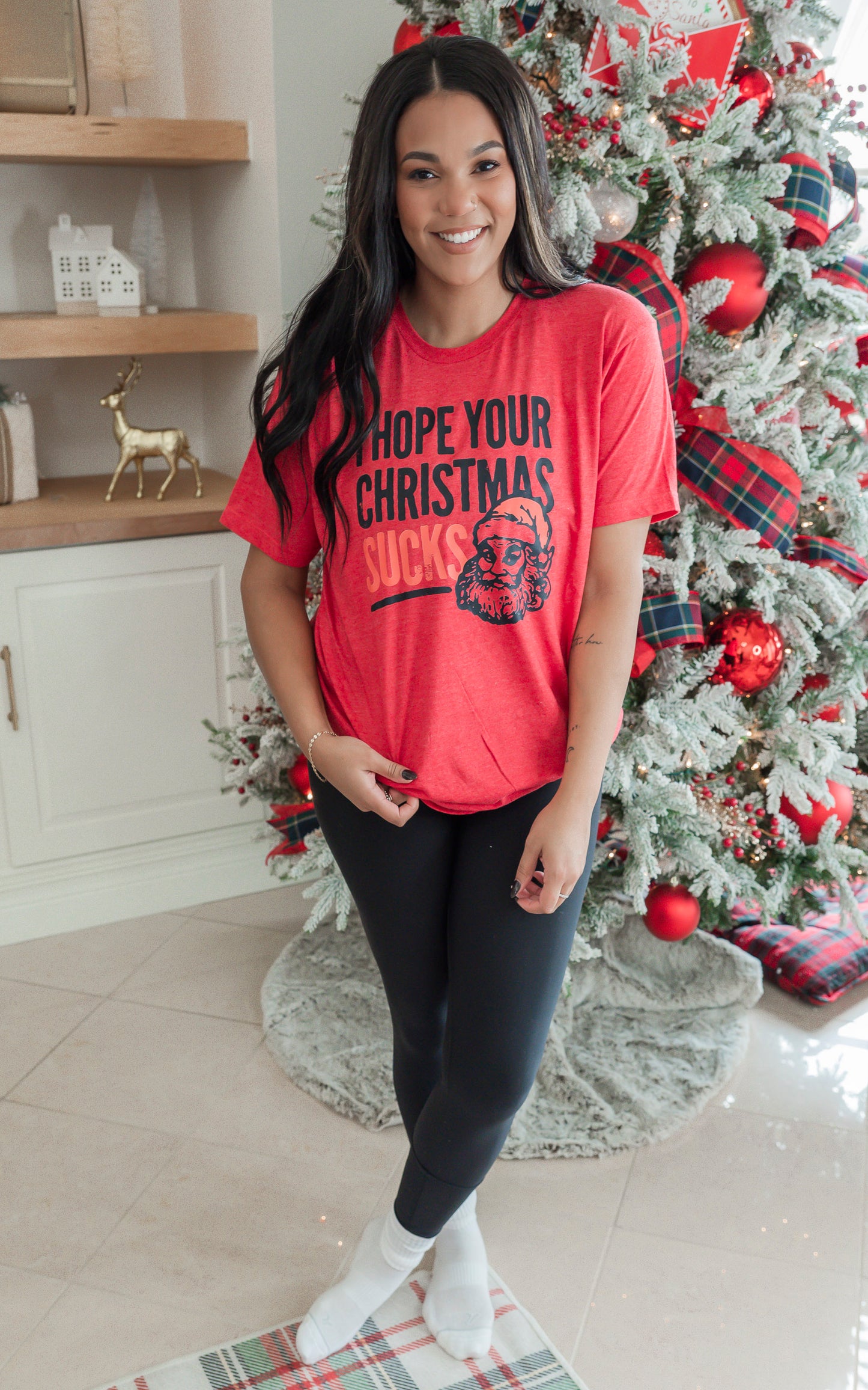 I Hope Your Christmas Sucks Holiday Graphic T-shirt