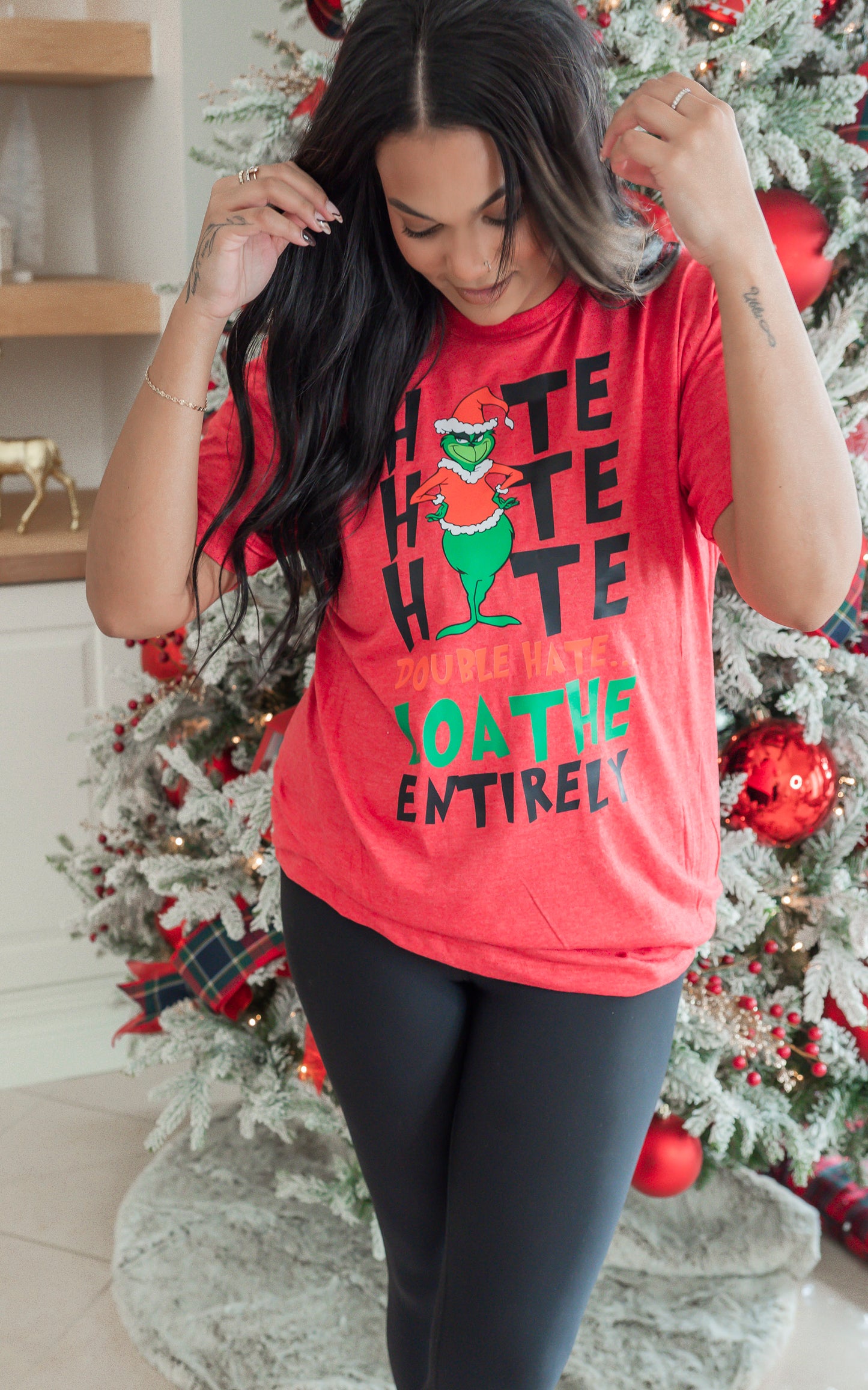 Hate Hate Hate Double Hate Holiday Graphic T-shirt