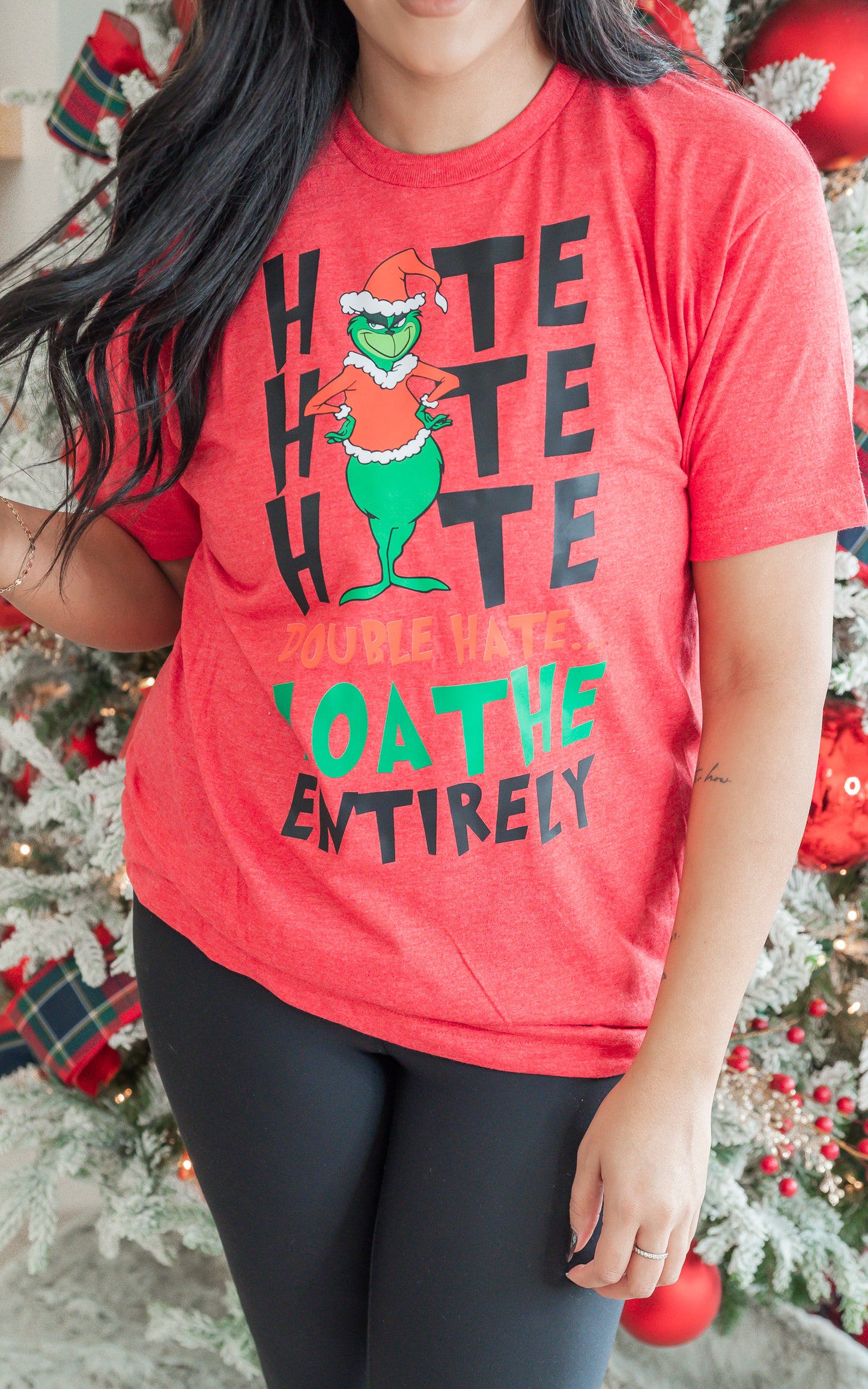 Hate Hate Hate Double Hate Holiday Graphic T-shirt