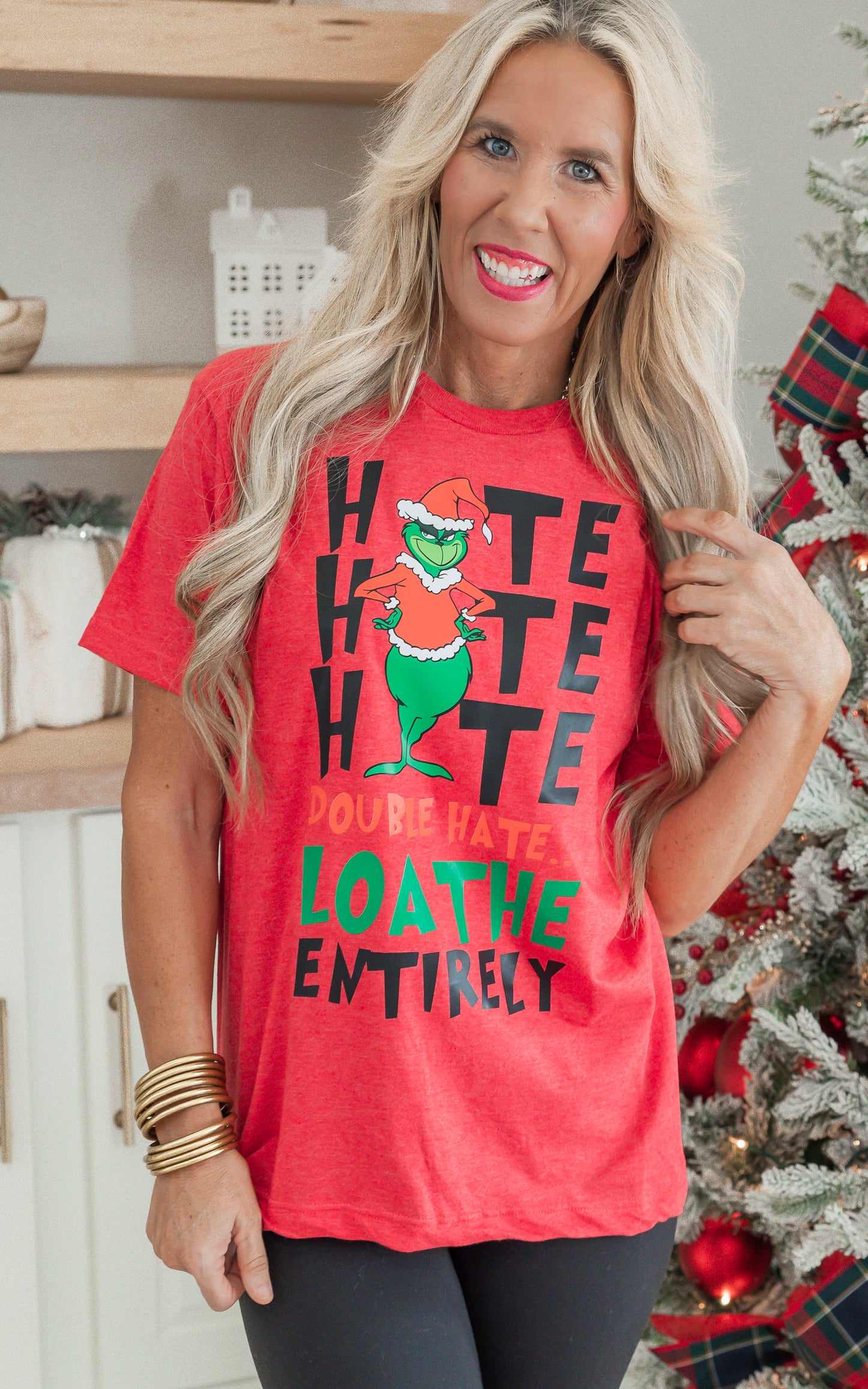 Hate Hate Hate Double Hate Holiday Graphic T-shirt