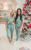 Green Reindeer Jogger Pajama Set by Salty Wave (TOP & BOTTOM) **Start Ship Date: Nov 29th