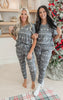 Black Reindeer Jogger Pajama Set by Salty Wave (TOP & BOTTOM) **Start Ship Date: Nov 29th