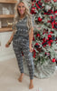 Black Reindeer Jogger Pajama Set by Salty Wave (TOP & BOTTOM) **Start Ship Date: Nov 29th