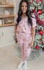 Pink Snowflake Jogger Pajama Set by Salty Wave (TOP & BOTTOM) **Start Ship Date: Nov 29th**DEAL-COUPON EXCLUDED