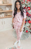 Pink Snowflake Jogger Pajama Set by Salty Wave (TOP & BOTTOM) **Start Ship Date: Nov 29th**DEAL-COUPON EXCLUDED