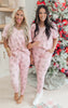 Pink Snowflake Jogger Pajama Set by Salty Wave (TOP & BOTTOM) **Start Ship Date: Nov 29th**DEAL-COUPON EXCLUDED