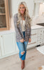 Forever Favorite Plaid Cardigan in Charcoal Brown #5 | Salty Wave**Start Ship Date: Nov 29th