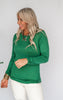 The Essential Long Sleeve Ruched Tunic by Salty Wave