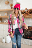 Feeling Bold Pink Plaid Shacket