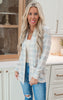 Forever Favorite Plaid Cardigan in Ivory Mocha Blue #1 | Salty Wave