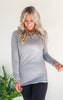 The Essential Long Sleeve Ruched Tunic by Salty Wave