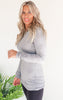 The Essential Long Sleeve Ruched Tunic by Salty Wave