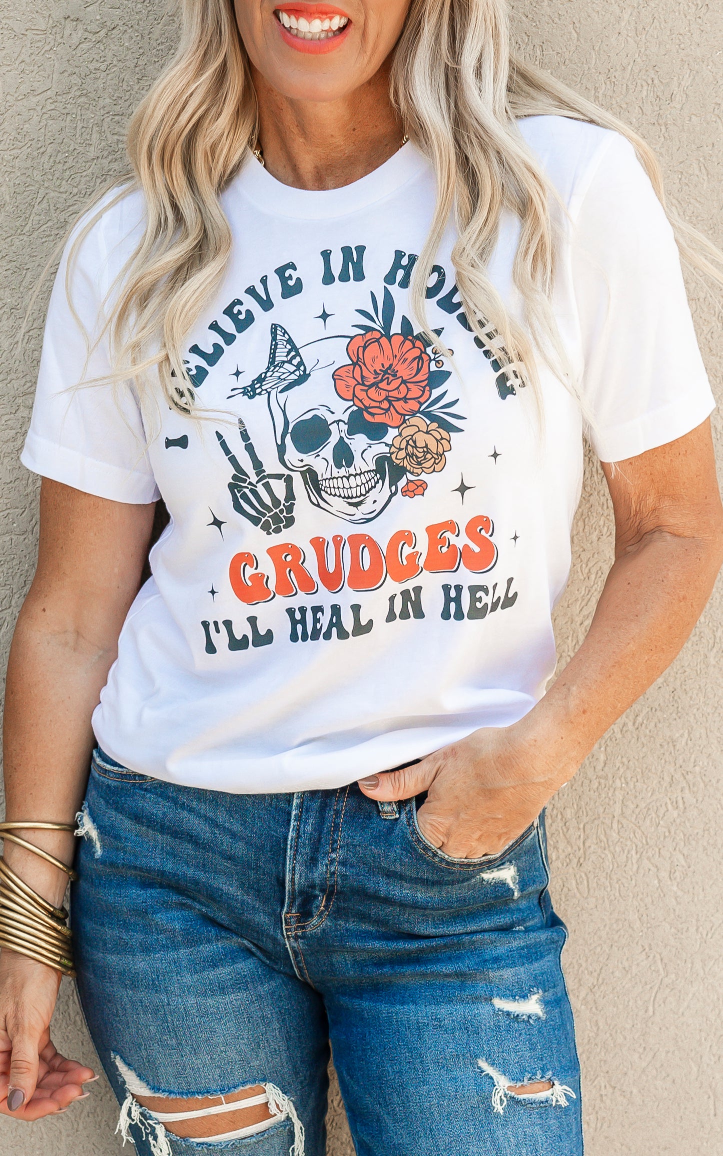 I Believe in Holding Grudges Snarky Graphic T-shirt