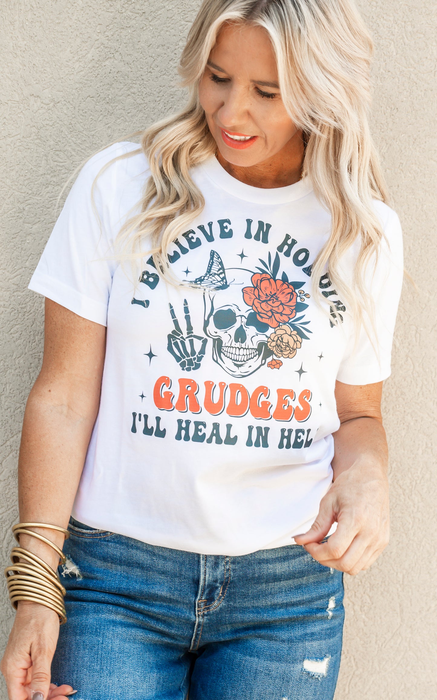 I Believe in Holding Grudges Snarky Graphic T-shirt