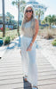 White Gauze Wide Leg Pants - Final Sale