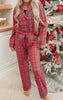 Red Tartan Classic Pajama Pant Set by Salty Wave (TOP & BOTTOM) *DEAL-COUPON EXCLUDED