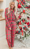 Red Tartan Classic Pajama Pant Set by Salty Wave (TOP & BOTTOM) *DEAL-COUPON EXCLUDED