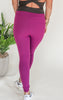 MONO B. Nylon-Blend Essential Solid Leggings