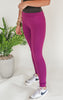 MONO B. Nylon-Blend Essential Solid Leggings