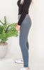 MONO B. Nylon-Blend Essential Solid Leggings** - Final Sale