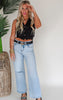 LOVERVET | Rediscover Tummy Control Super High Rise Wide Leg Denim Jeans (REG/CURVY)