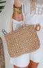 Straw Tassel Handle Tote Bag - Final Sale