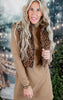 Leopard Sherpa Crop Vest