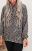 Coco Leopard Urban Puff Sleeve Top