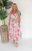 Amalfi Amore Sweetheart Printed Midi Dress - Final Sale