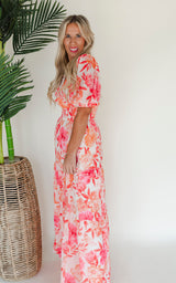 Sorrento Sunsets Printed Woven Maxi Dress