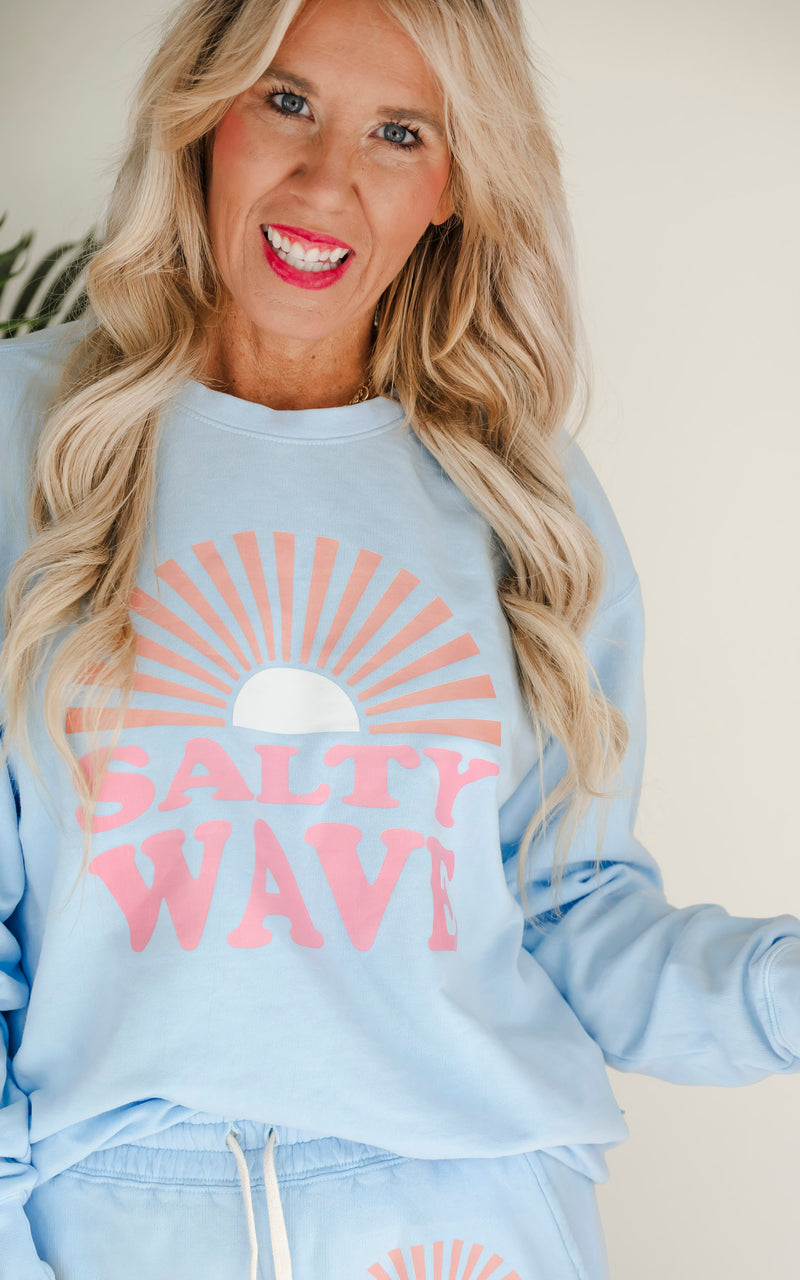 Salty Wave Sweatshirt | Comfort Colors*