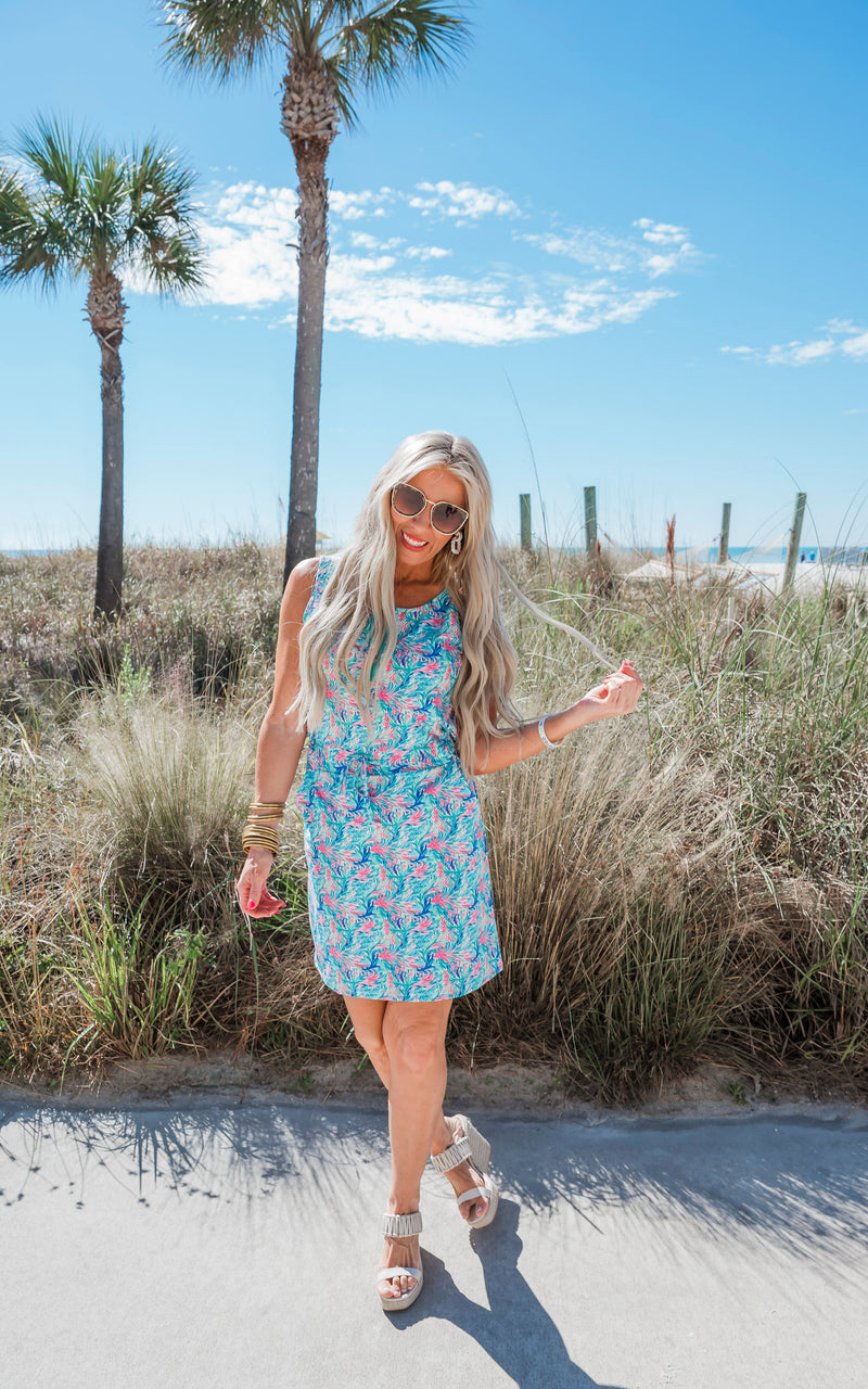 The Perfect Everyday Sea Fan Dress with Pull Down Shorts by Salty Wave