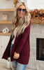 burgundy lightweight cardigan 