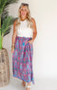 Paisley Printed High Waisted Woven Skirt - Final Sale