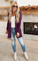 slouchy cardigan with pockets 