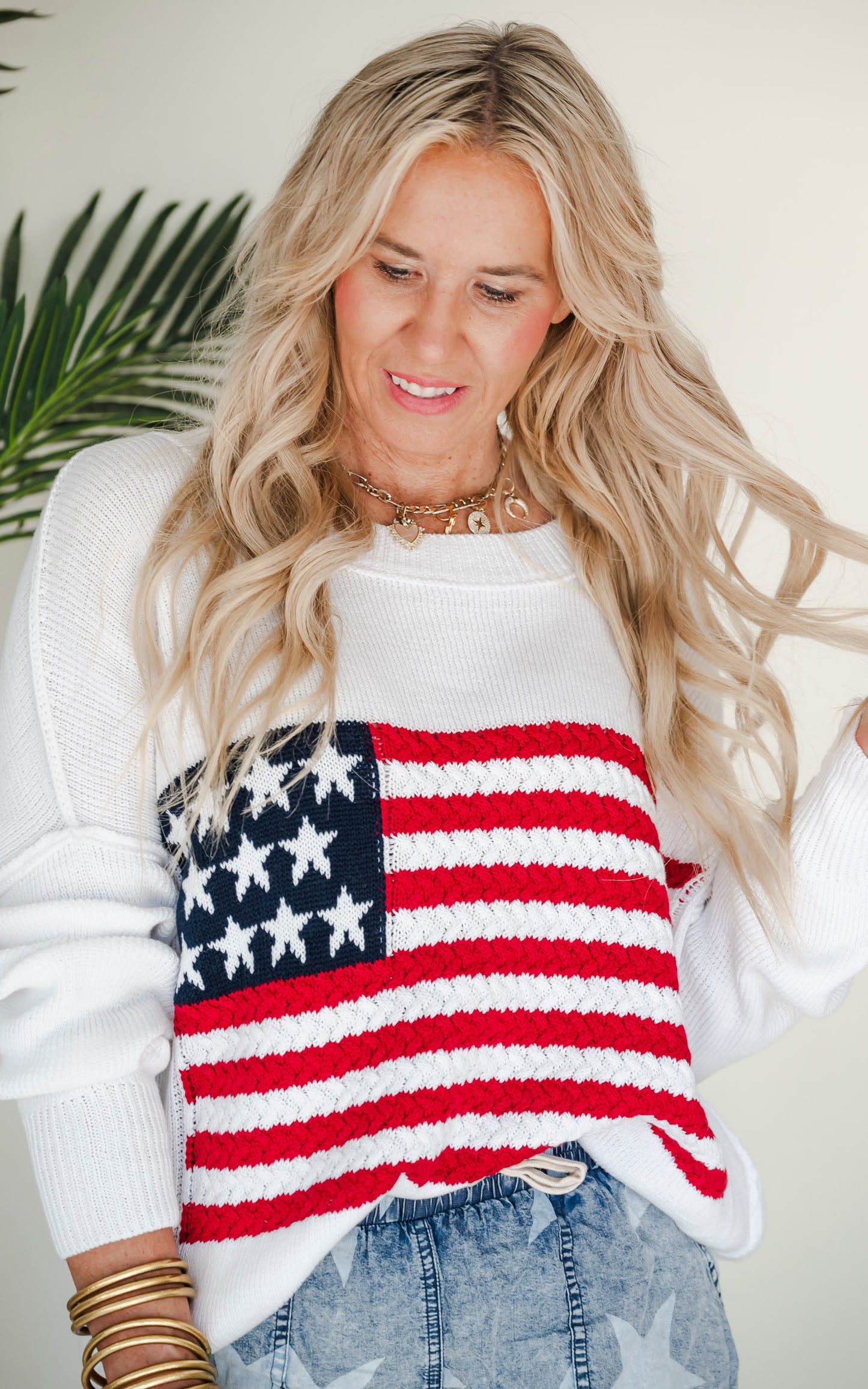 God Bless USA America Flag Sweater - DEAL