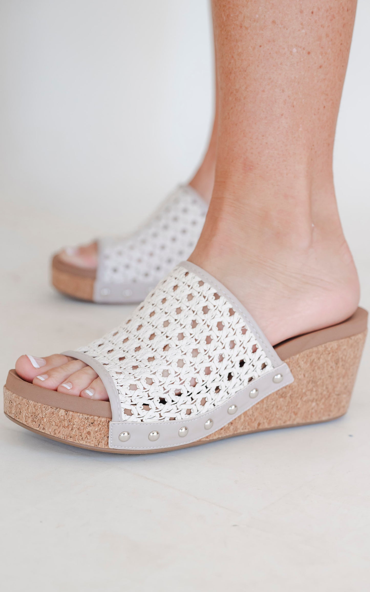 Corkys Vacation Wedge - White* - Final Sale