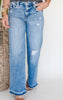 Melrose Tummy Control High Rise Wide Leg Denim Jeans