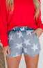 Mineral Wash Star Shorts - Final Sale