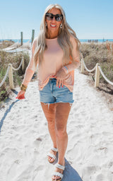 The Long Sleeve Piko Top by Salty Wave*** START SHIP DATE: MARCH 5TH